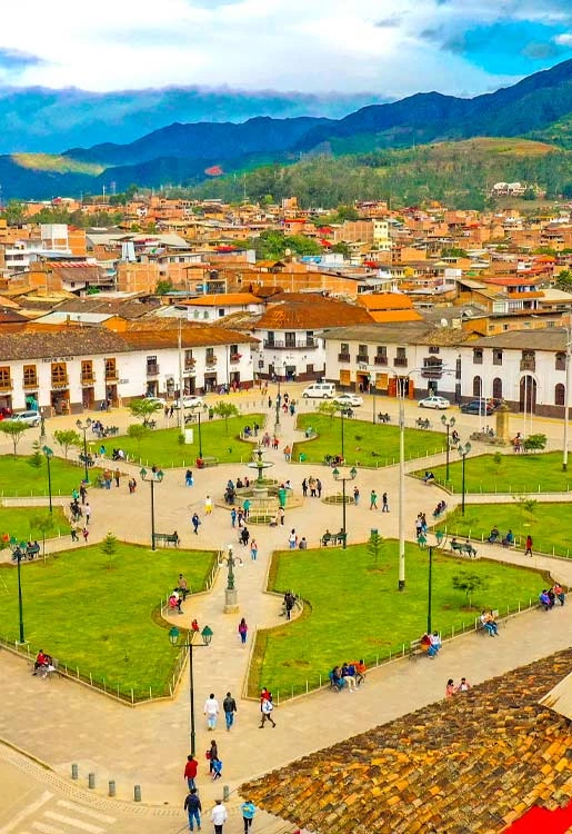 Plaza Mayor de la ciudad de Chachapoyas