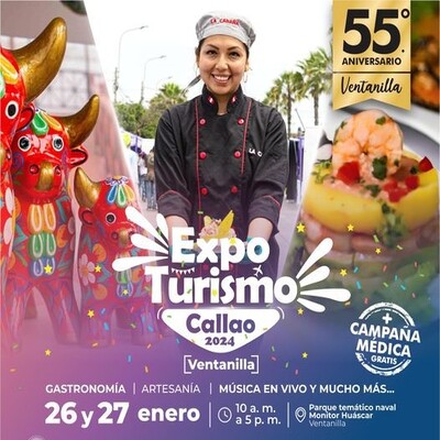 EXPO TURISMO CALLAO 2024 - Aniversario del distrito de Ventanilla