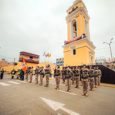 Celebración por los 203° Aniversario del Primer grito de libertad en Huaura