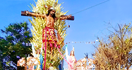 Semana Santa en La Quebrada,  Cañete : Señor de La Agonía