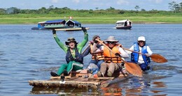 Carrera Internacional de Balsas en el Río Amazonas