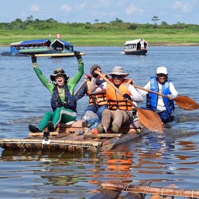 Carrera Internacional de Balsas en el Río Amazonas