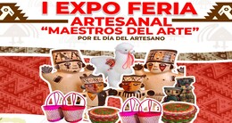 I Expo Feria Artesanal en el distrito de Chancay "Maestros del Arte"