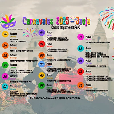 Carnavales – Jauja 2025