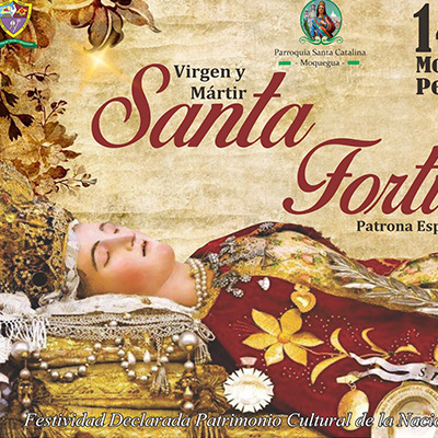 Festividad en homenaje a la Virgen y Mártir Santa Fortunata 2024