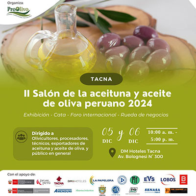 II Salón de la aceituna y aceite de oliva peruano 2024