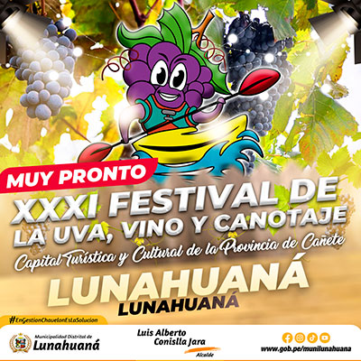 XXXI Festival de la uva, vino y canotaje 2025