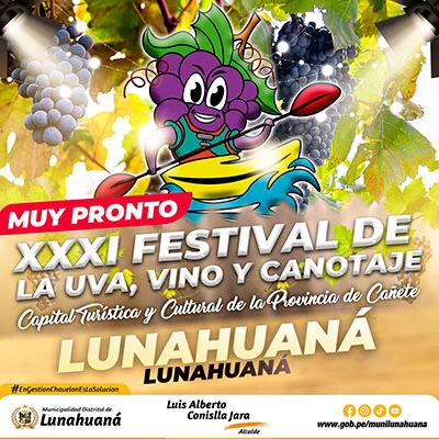 XXXI Festival de la uva, vino y canotaje 2025