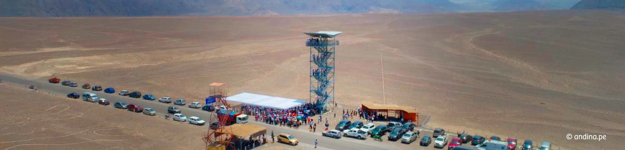 Se amplía el acceso a la Torre Mirador de las Líneas de Nasca hasta el 20 de enero del 2025.