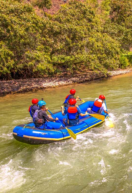 Canotaje en el río Utcubamba