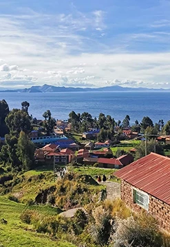 Amanecer en el Titicaca